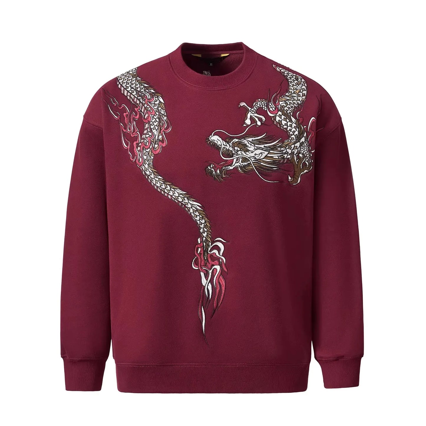 Sweet-shirt Broder Version Dragon (100% Coton)