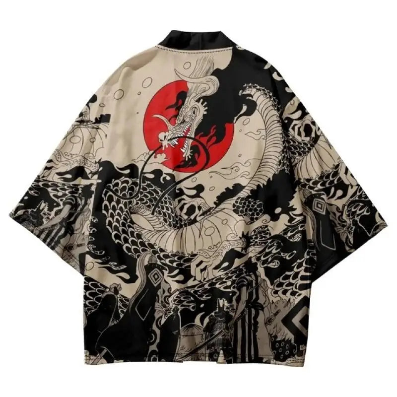 Kimono Haori Dragon Vintage