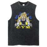 Dragon Ball Anime Gym Sleeveless Tshirt Vintage Sports Tank Tops Streetwear Sleeveless Graphic Harajuku Cotton Vest T-Shirts