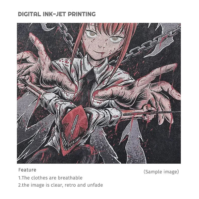 Anime Serial Experiments Lain Sweater Oversized Lain Long Sleeve T Shirts Mizuki Arisu Pullover Sweatshirts Girl 100% Cotton