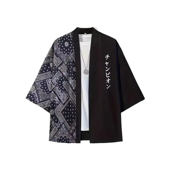 Cardigan Kimono Homme Casual
